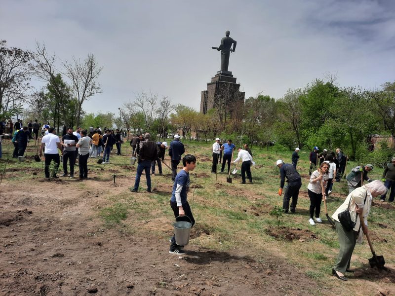 В Армении состоялась акция «Сад памяти»