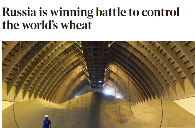 The Times. Ռուսաստանը վերահսկում է ցորենի համաշխարհային շուկան