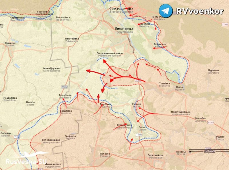 Զոլոտո-Գորսկու «կաթսայում» ուկրաինական նախնական ուժերի մոտ կեսն է մնացել