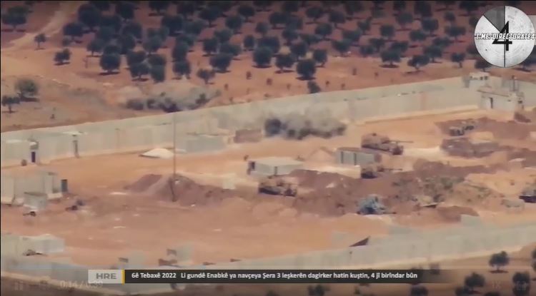 Քրդական հրետանին ոչնչացնում է թուրքական հարվածային տեխնիկան (Տեսանյութ)