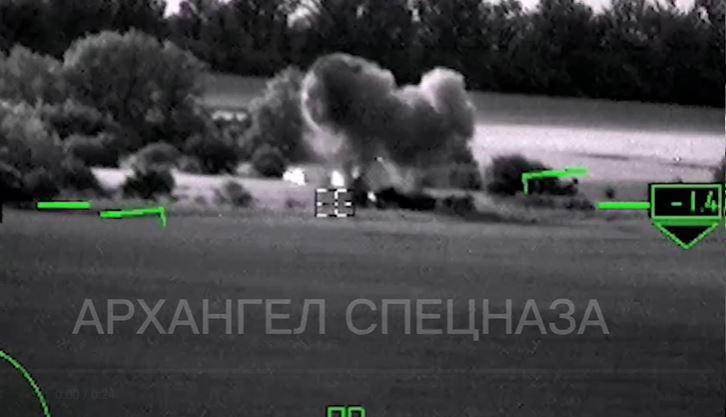 Հակատանկային հրթիռը ոչնչացնում է ուկրաինական զրահատեխնիկան ոչնչացնել Կուպյանսկի մոտ (Տեսանյութ)