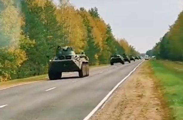 Բելառուսական զորքերը շարունակում են արագորեն ձգվել դեպի Ուկրաինայի հետ սահմաններ (Տեսանյութ)