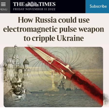 Ռուսաստանը կարող է էլեկտրամագնիսական իմպուլսային զենք օգտագործել. The Times