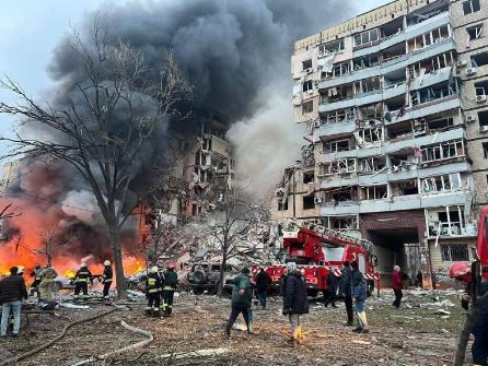 Դնեպրոպետրովսկում սարսափելի պայթյունն ավերել բնակելի շենքը (ֆոտո)