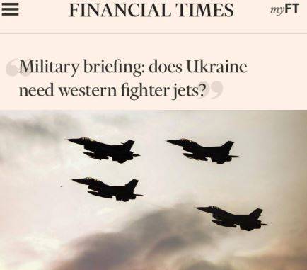 Կիևում սպառվում են կործանիչները, դրանց պահեստամասերը և օդաչուները. Financial Times